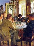Peter Severin Kroyer The Artists Luncheon oil painting picture wholesale